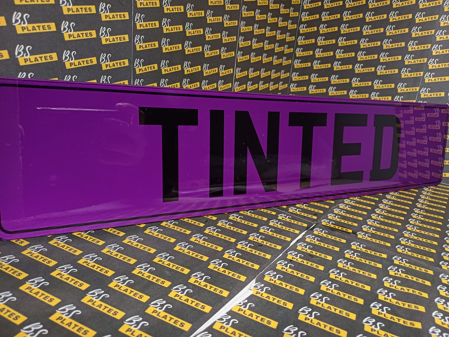 Purple Tinted Show Plate