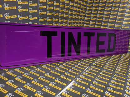 Purple Tinted Show Plate