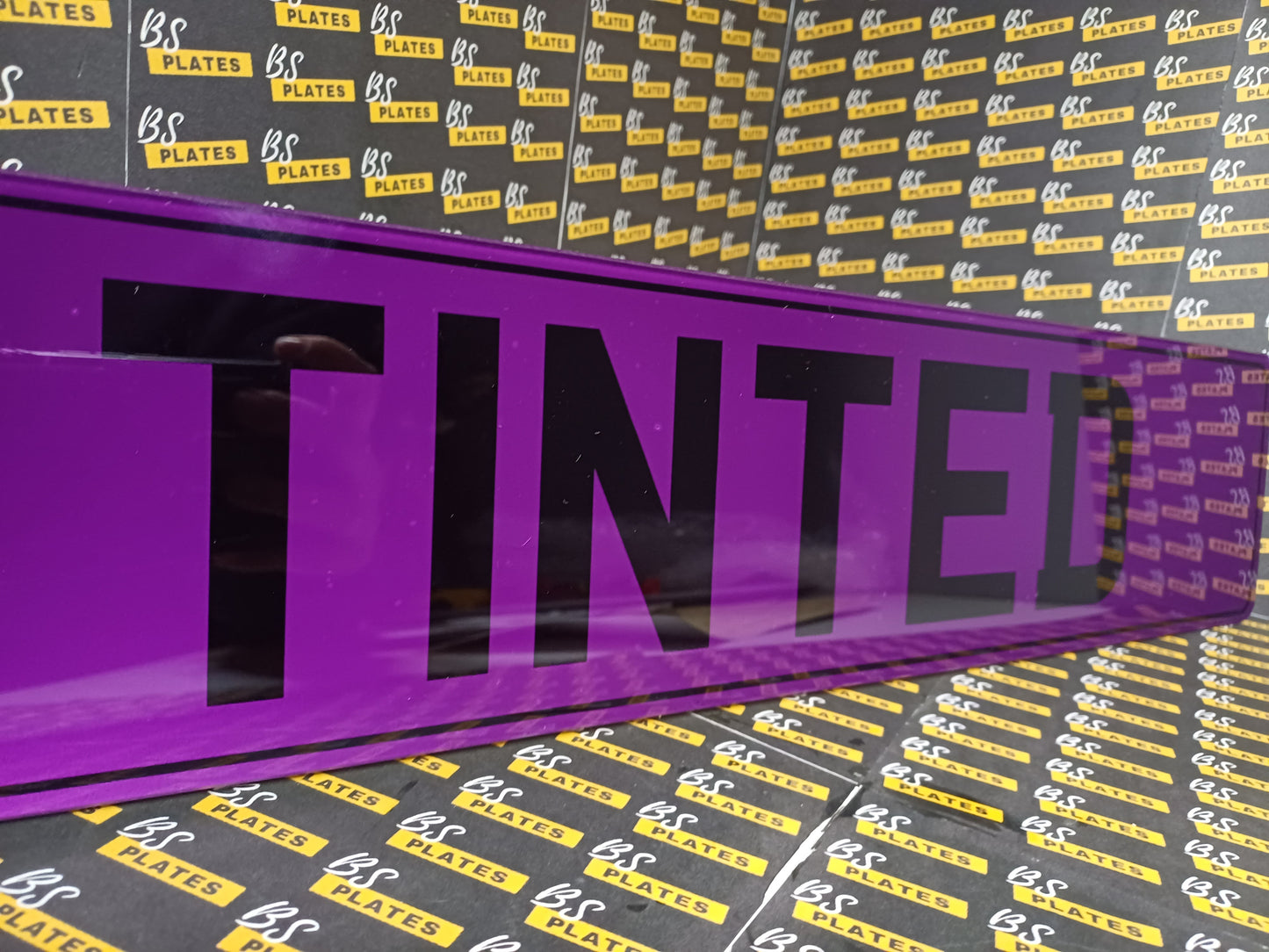 Purple Tinted Show Plate