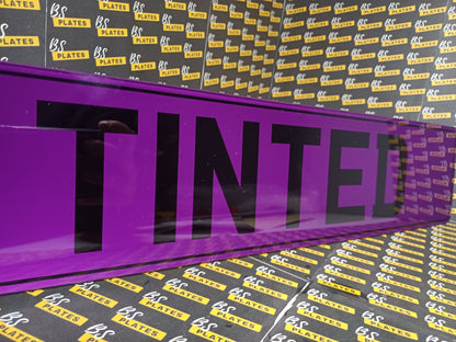 Purple Tinted Show Plate