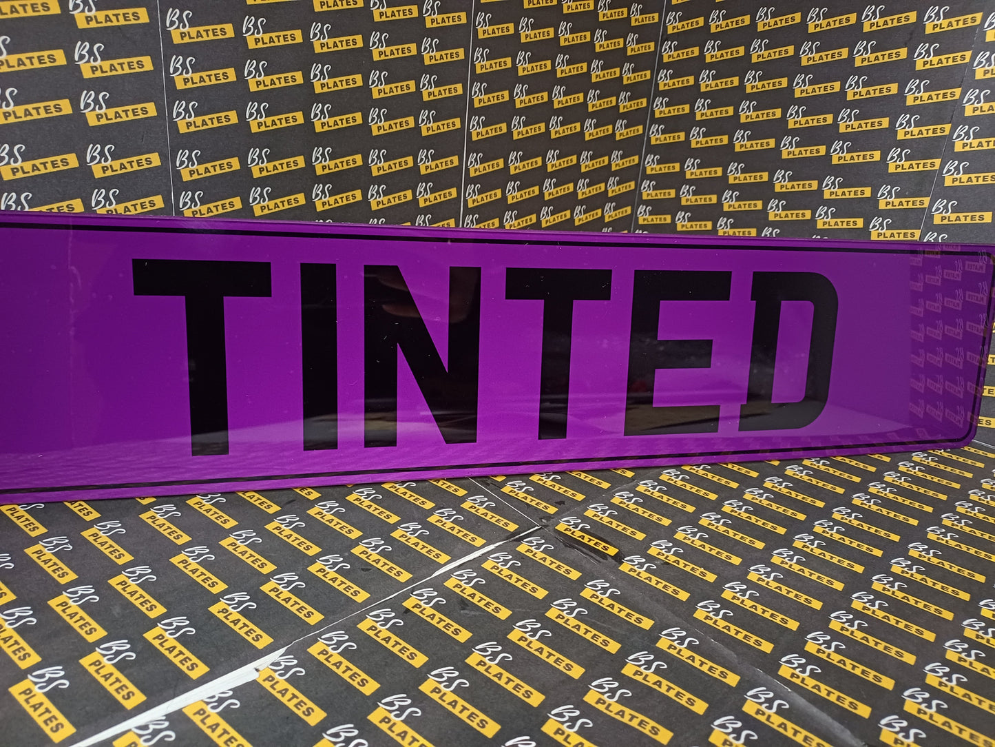 Purple Tinted Show Plate