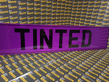 Purple Tinted Show Plate