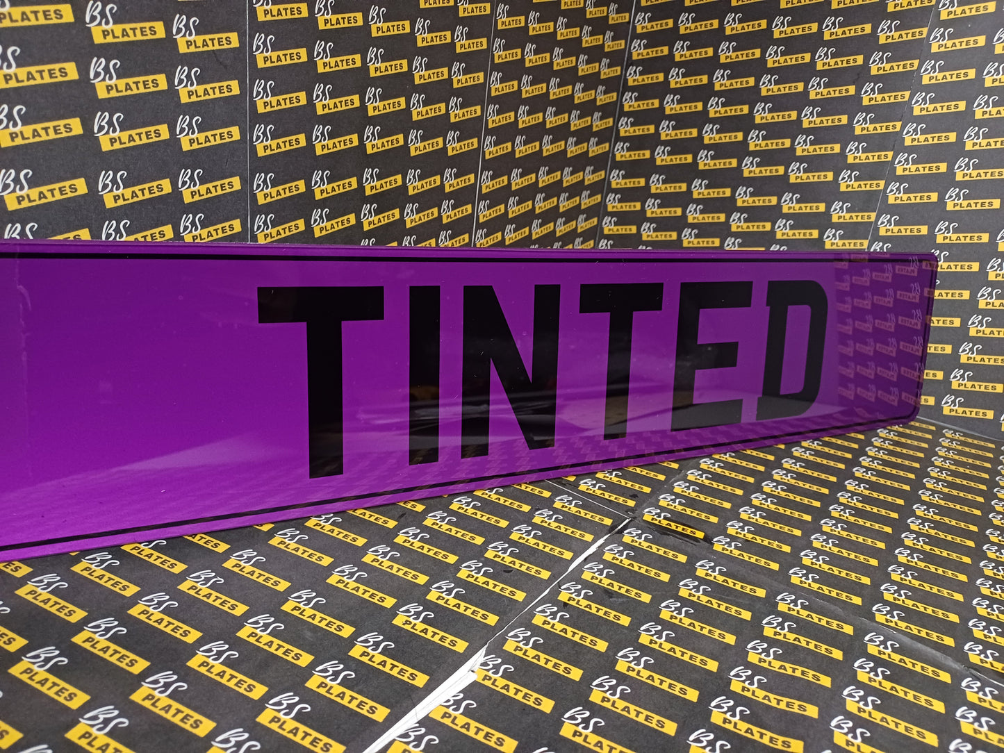 Purple Tinted Show Plate