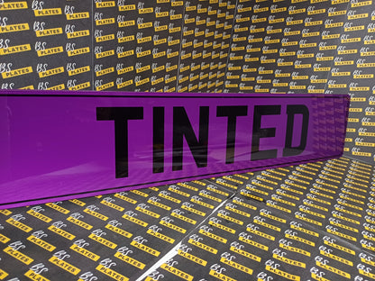 Purple Tinted Show Plate
