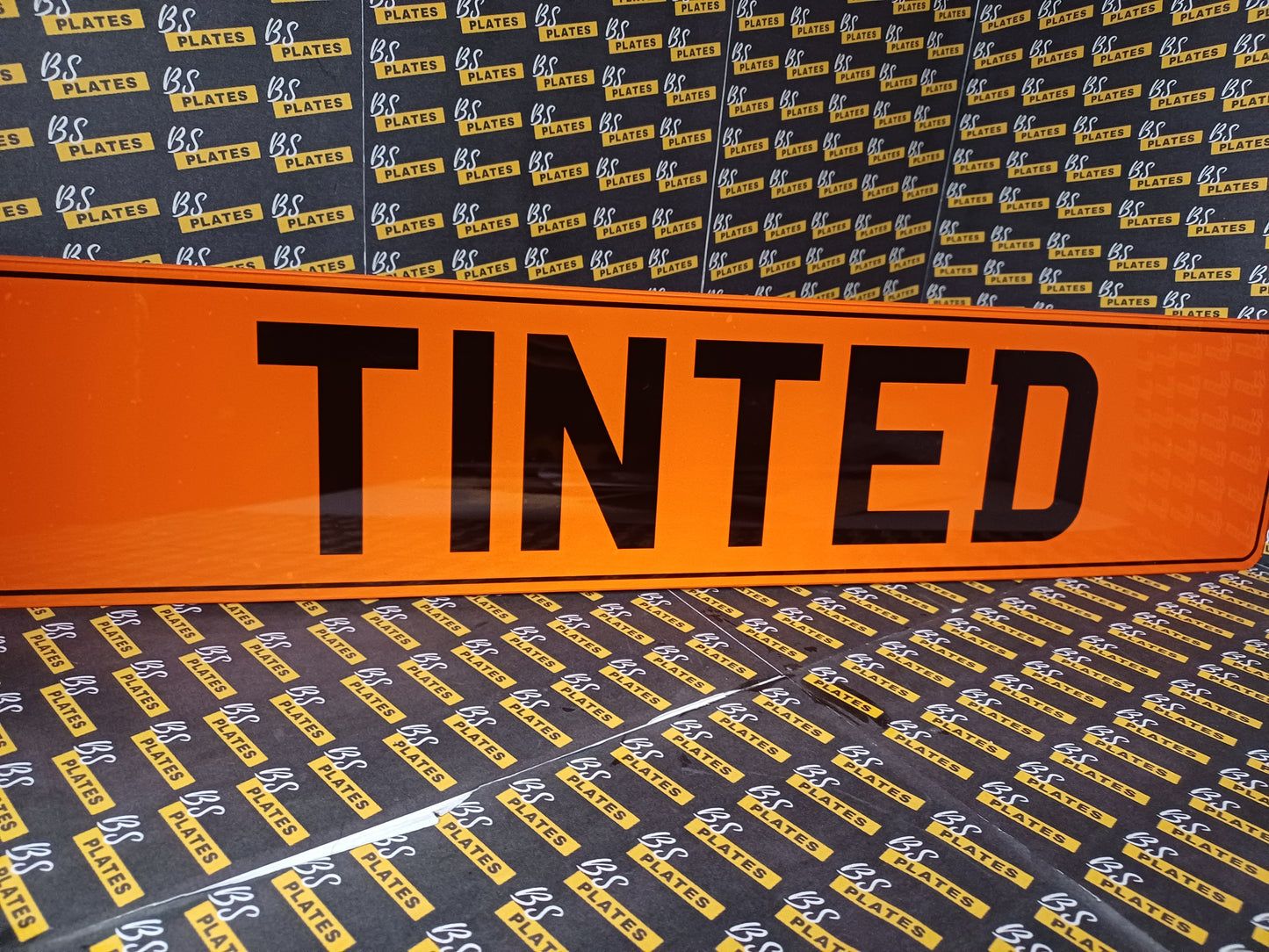 Orange Tinted Show Plate