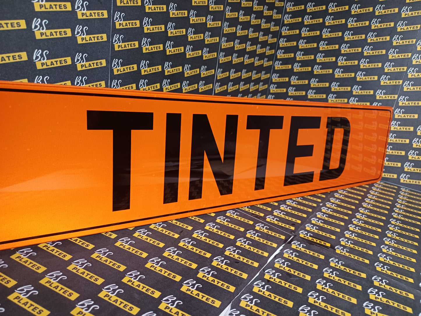 Orange Tinted Show Plate