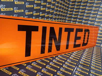 Orange Tinted Show Plate