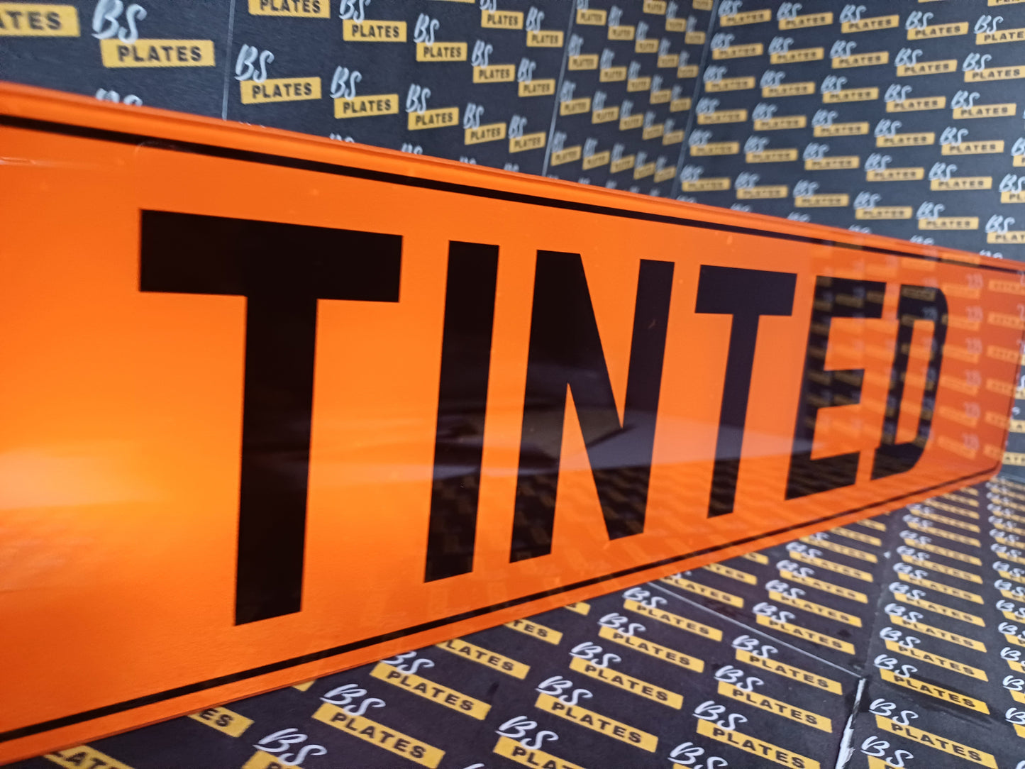 Orange Tinted Show Plate