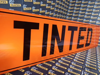 Orange Tinted Show Plate