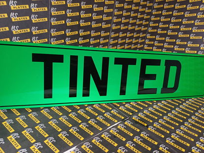 Green Tinted Show Plate