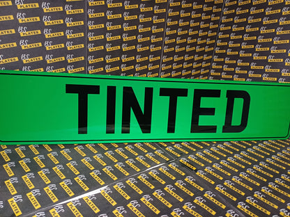 Green Tinted Show Plate