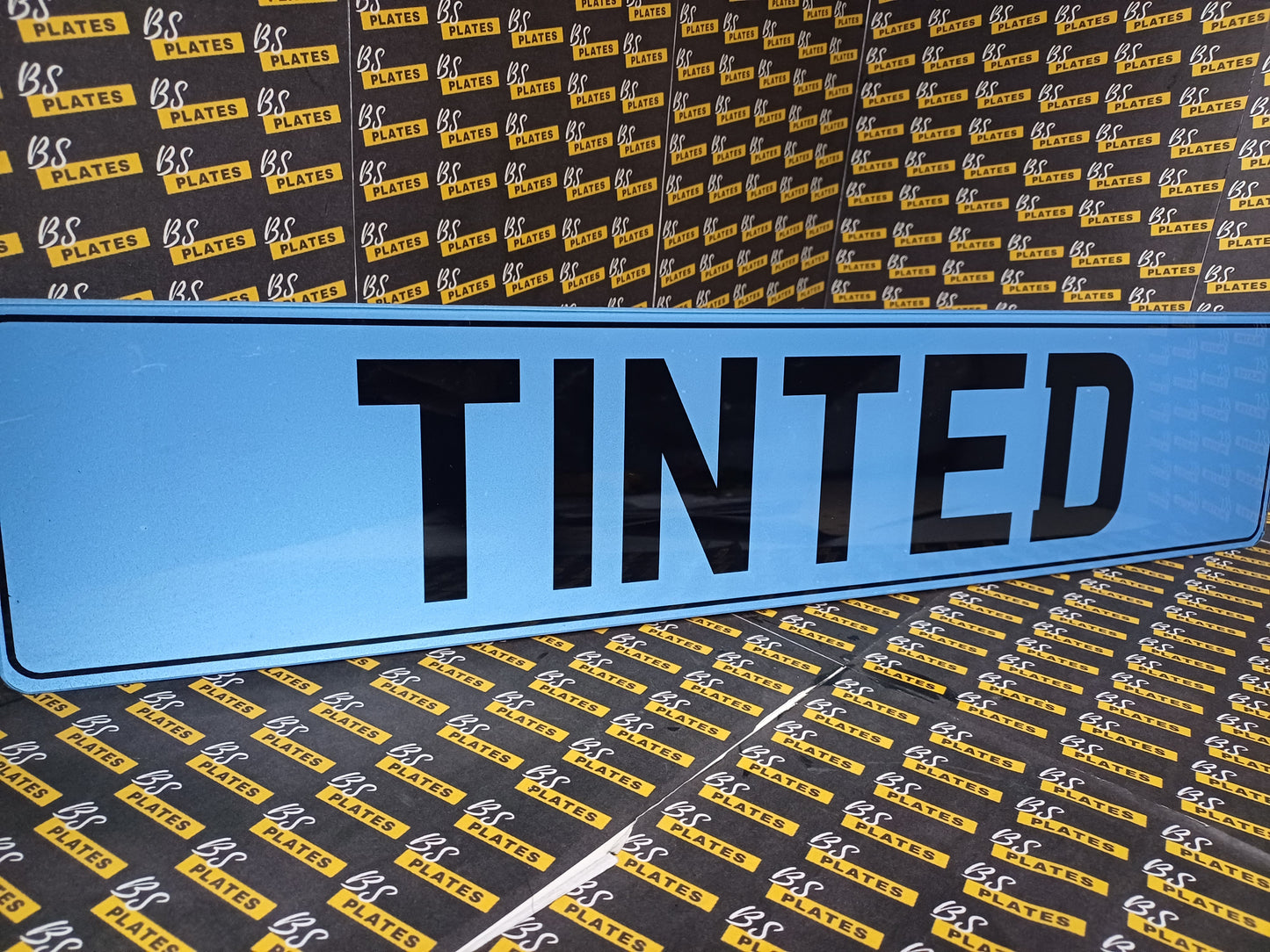 Blue Tinted Show Plates