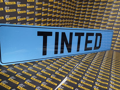 Blue Tinted Show Plates