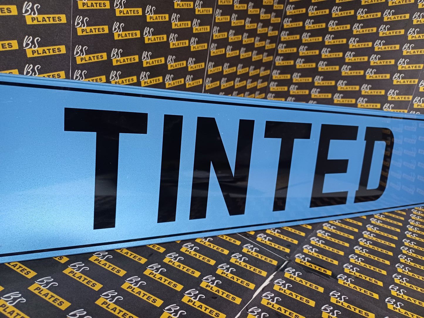 Blue Tinted Show Plates