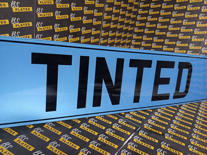 Blue Tinted Show Plates