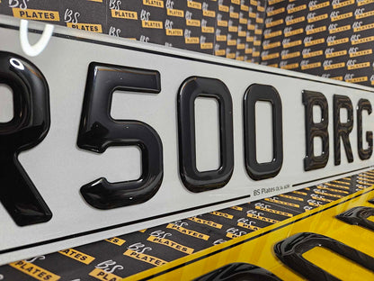 3D Gel Number Plates