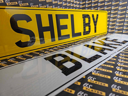 Personalised Name Show Display Number Plates