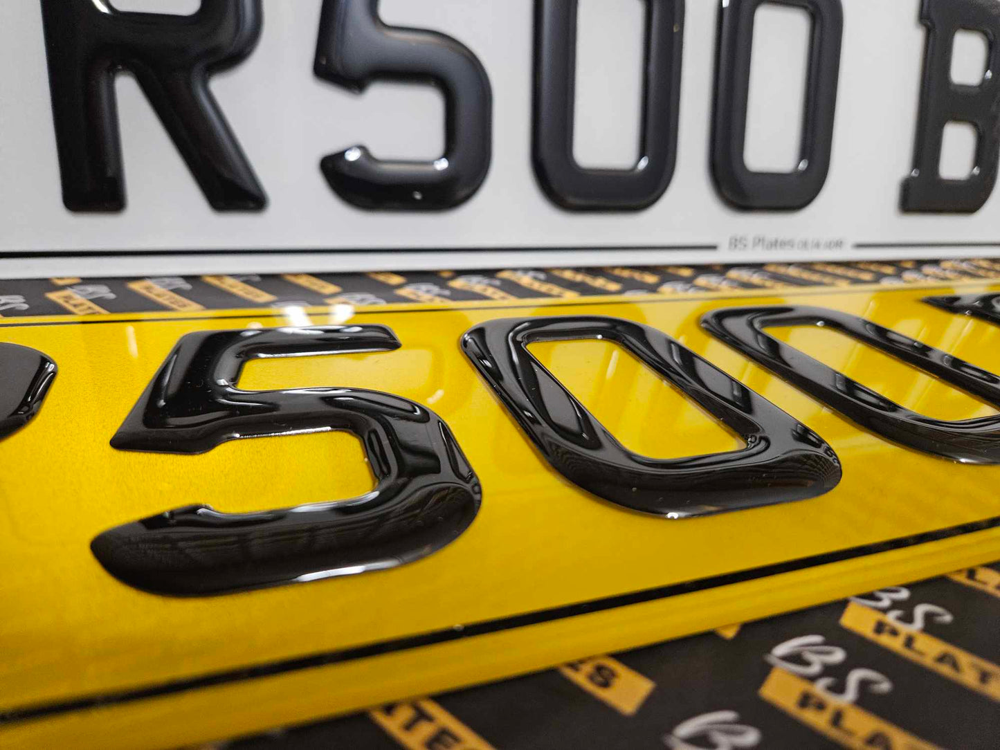 3D Gel Number Plates