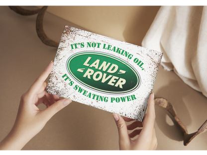 Landrover Novelty Metal Plaque