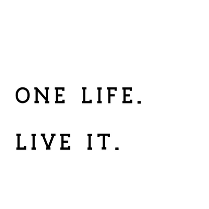 One Life Live It Sticker