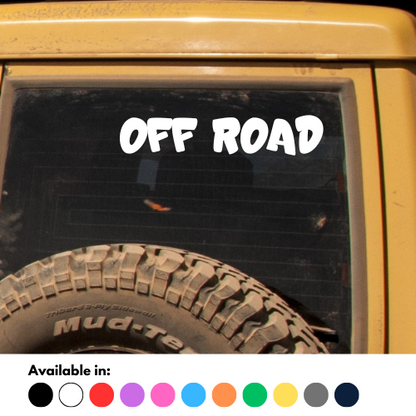 Off Road Sticker