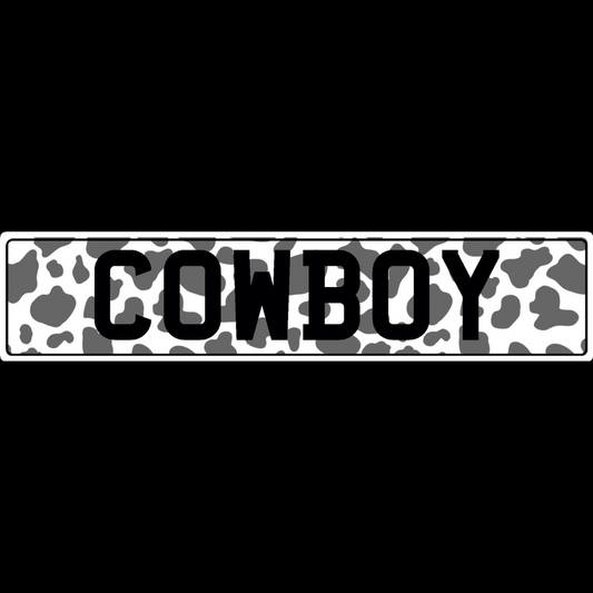 Cowboy Show Plate