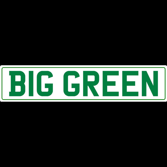 Big Green Show Plate