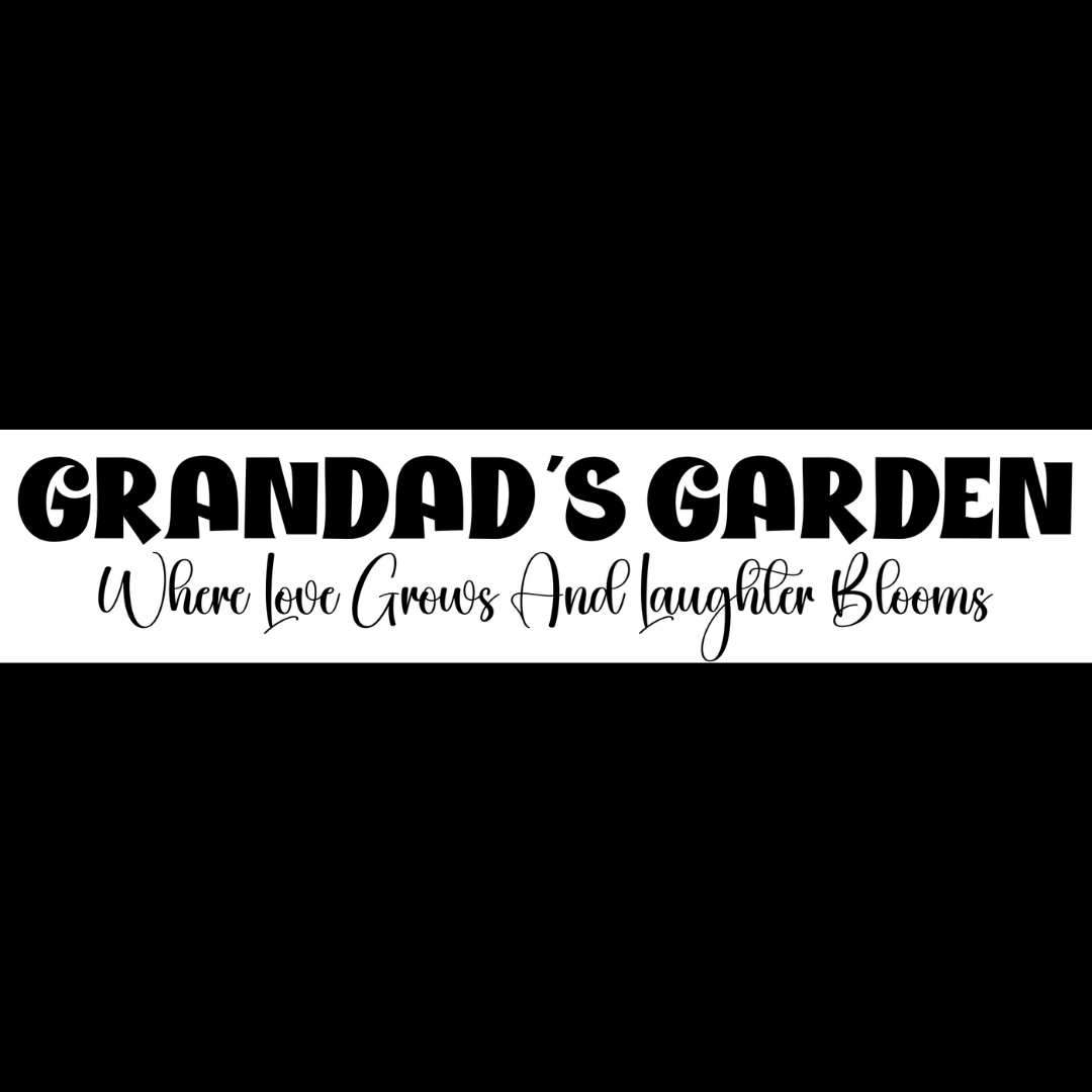 Grandads Garden Show Plate