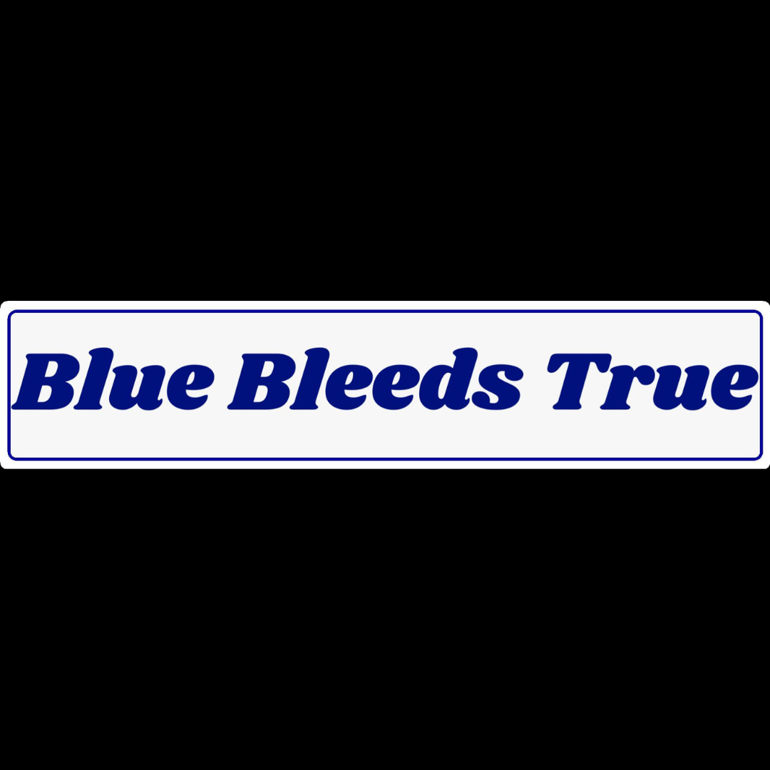 Blue Bleeds True Show Plate