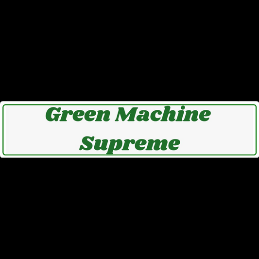 Green Machine Supreme Show Plate