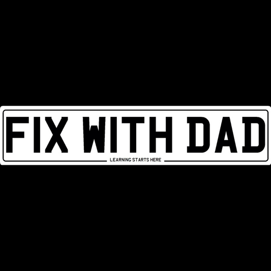 Fix With Dad - Learning Starts Here Show Plate