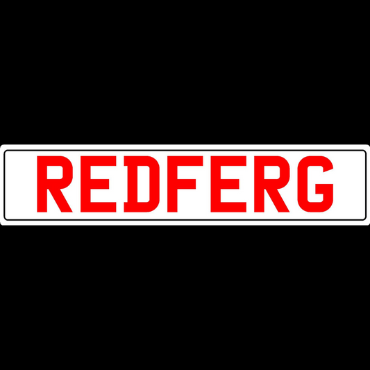 Red Ferg Show Plate