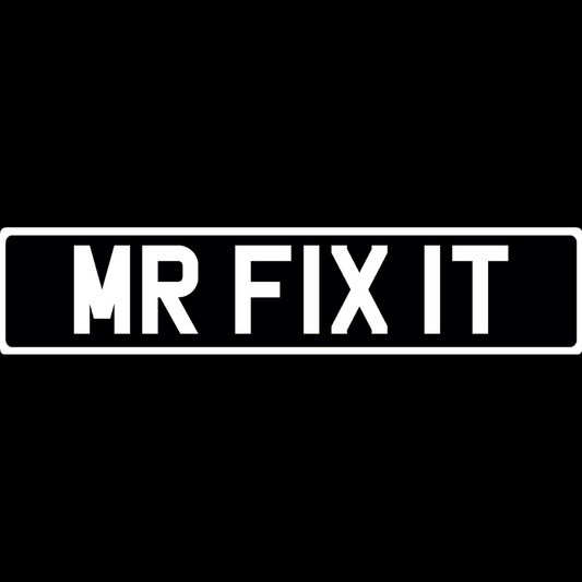 Mr Fix It Show Plate