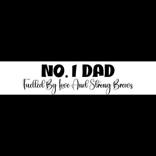 No. 1 Dad Show Plate
